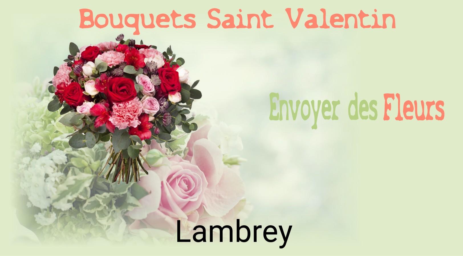 Roses de Saint-Valentin livrées à Lambrey